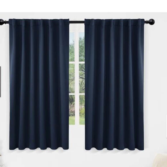 Other - 2 Panels, Navy Blue, 52x45 NEW